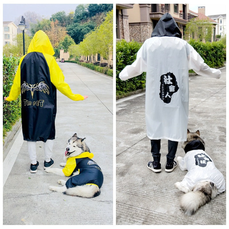 Waterproof Dog Raincoat - Casual Polyester Pet Jacket – image 1