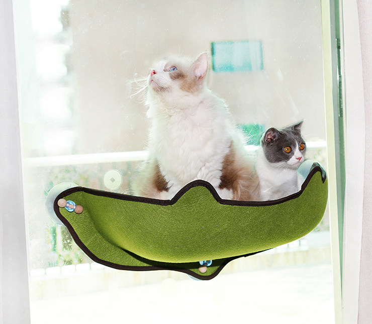 Window Sill Cat Hammock with Suction Cups – image 9