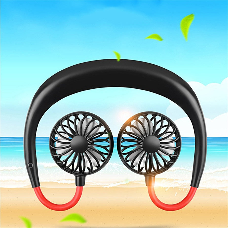 Rechargeable Hands-Free Neck Fan – 3 Speeds