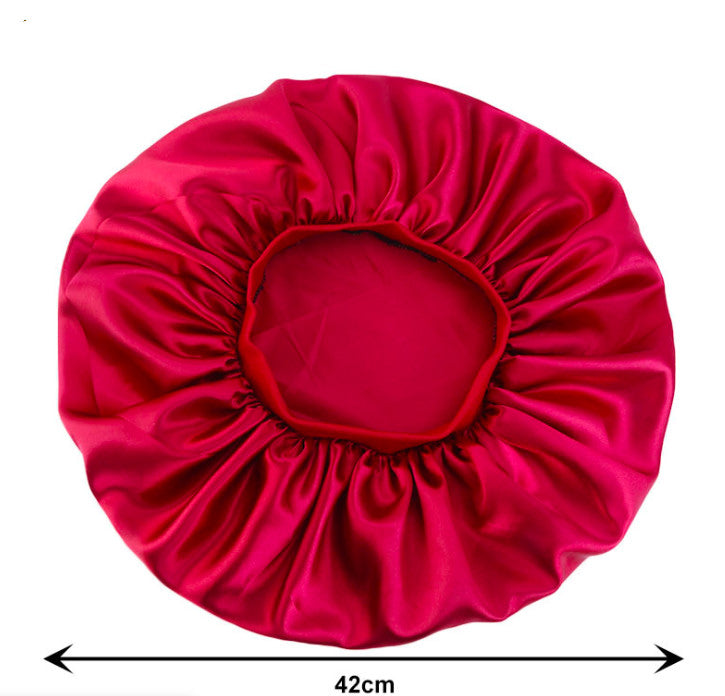 Beauty Print Satin Silk Bonnet Sleep Night Cap – image 2