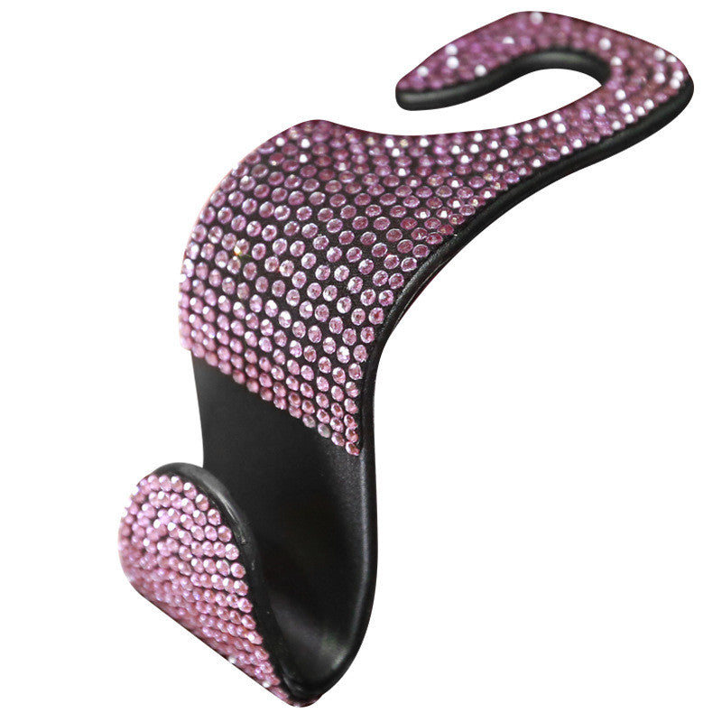 Car Seat Headrest Hook with Decorative Gems – image 10