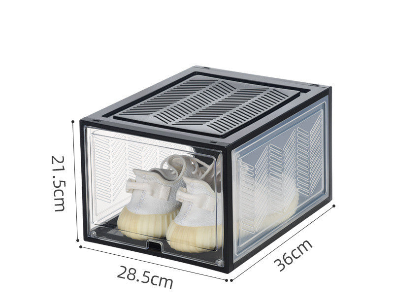 Thickened Transparent Plastic Shoe Storage Box 24L – image 2