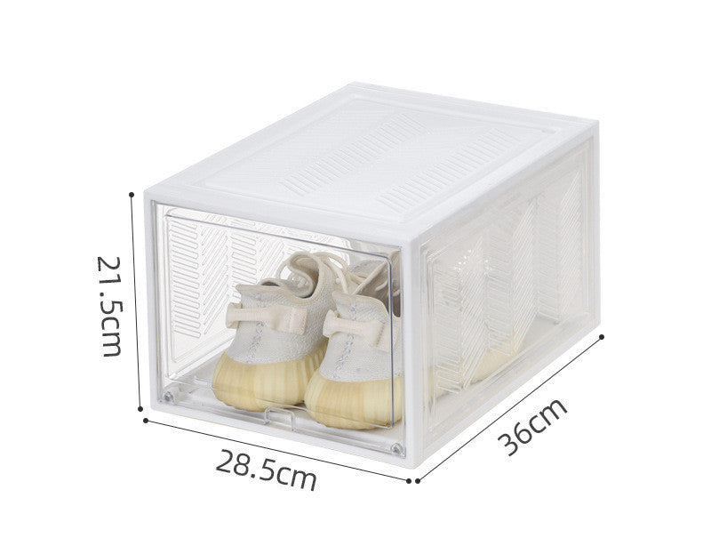 Thickened Transparent Plastic Shoe Storage Box 24L – image 1