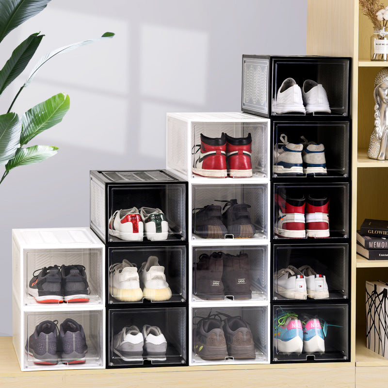Thickened Transparent Plastic Shoe Storage Box 24L – image 5