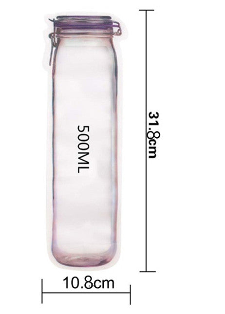 Reusable Waterproof Snack Storage Bag with Zipper Seal – image 6