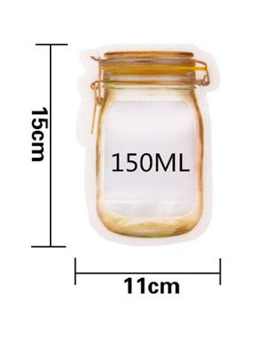 Reusable Waterproof Snack Storage Bag with Zipper Seal – image 7