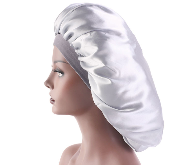 Beauty Print Satin Silk Bonnet Sleep Night Cap – image 4