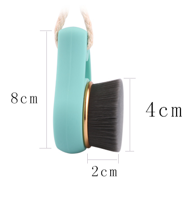 Manual Bamboo Charcoal Facial Cleansing Brush – image 3