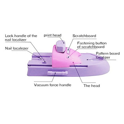 Nail Art Stamping Machine with 6 Pattern Plates – image 5