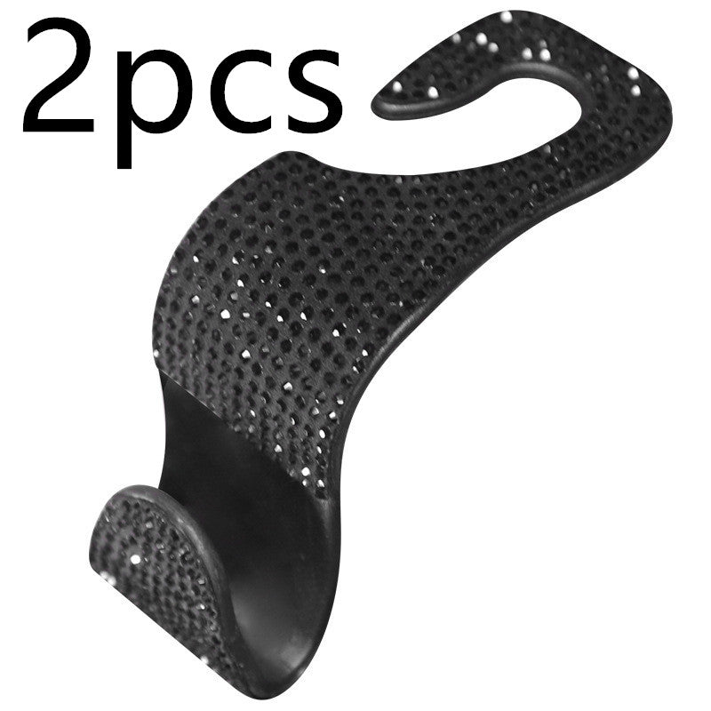 Car Seat Headrest Hook with Decorative Gems – image 5
