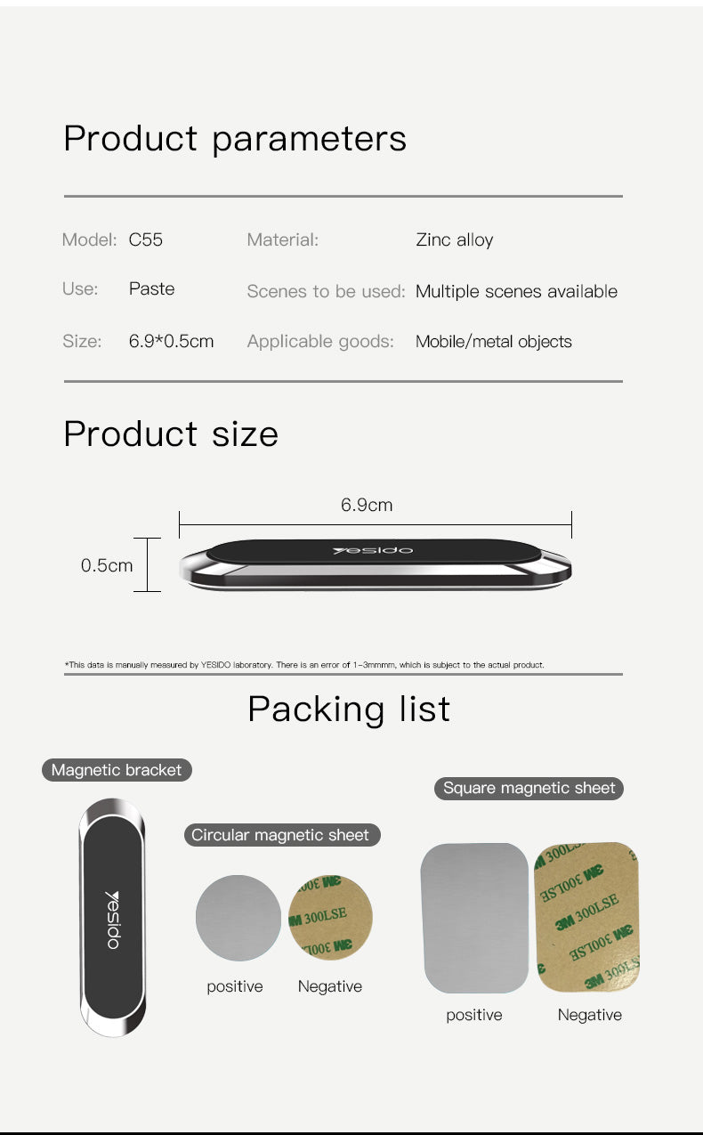 Magnetic Phone Holder with Aluminum Alloy Case – image 6
