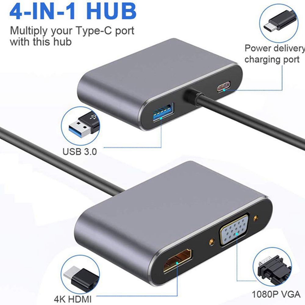 10-in-1 USB Type-C Adapter Hub with 4K HDMI & Gigabit LAN – image 2
