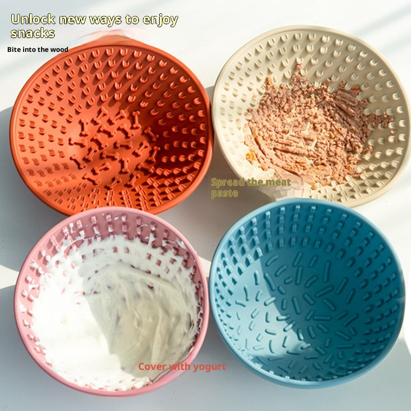 Dog Slow Feeder Silicone Lick Mat Bowl 15cm – image 1