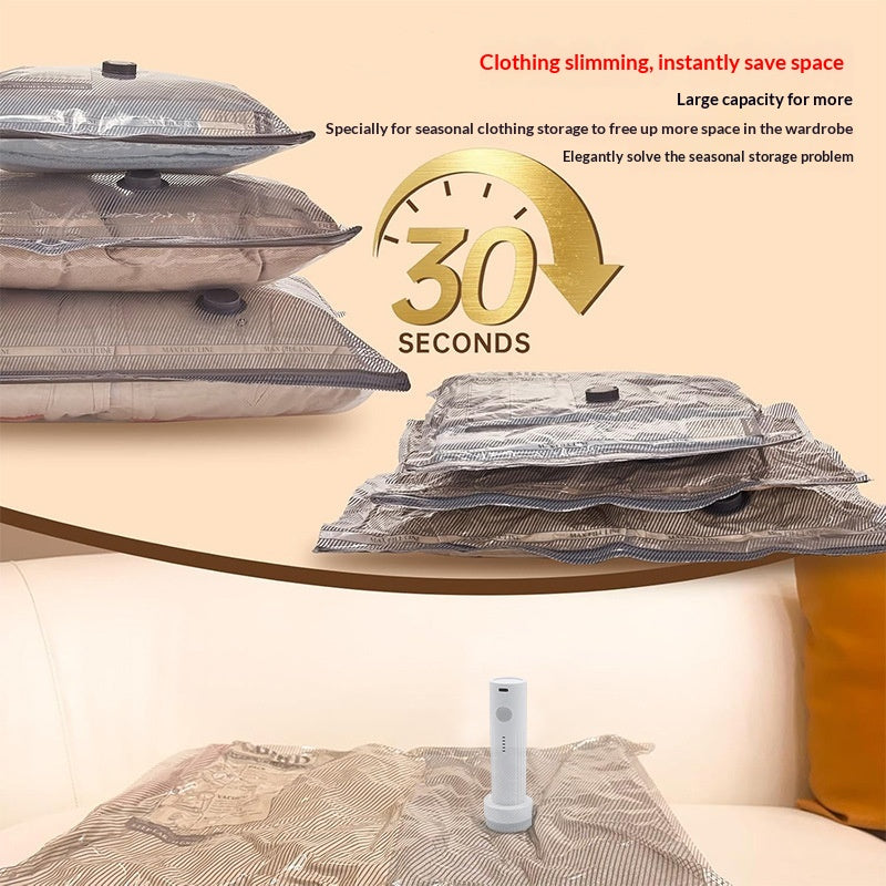 Travel Vacuum Compression Storage Bag - Durable PA PE Material – image 4