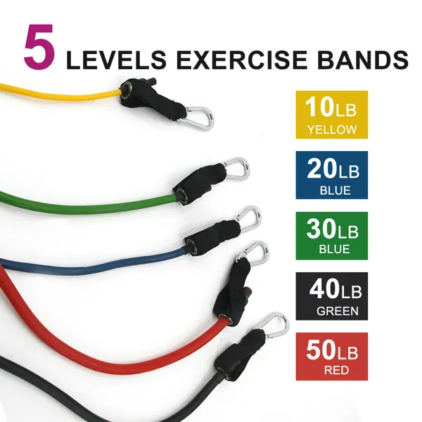 5-Piece Resistance Band Set for Full Body Workouts – image 2