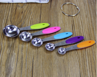 Stainless Steel Dual Sided Magnetic Measuring Spoons Set – image 5