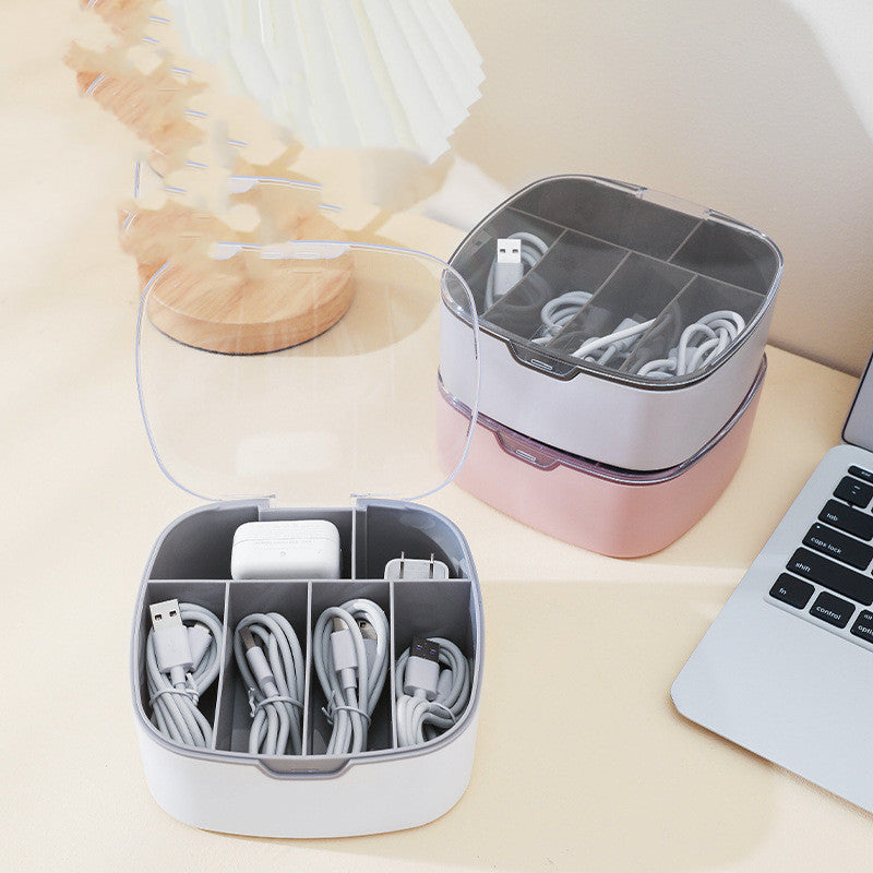 Dust-Proof Charging Cable Storage Box – image 6