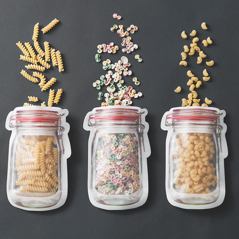 Reusable Waterproof Snack Storage Bag with Zipper Seal – image 1