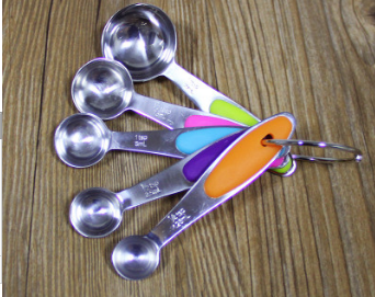 Stainless Steel Dual Sided Magnetic Measuring Spoons Set – image 3