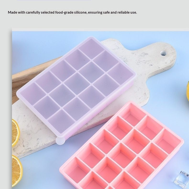 Silicone Ice Cube Tray - 15 or 24 Cell Mold – image 2