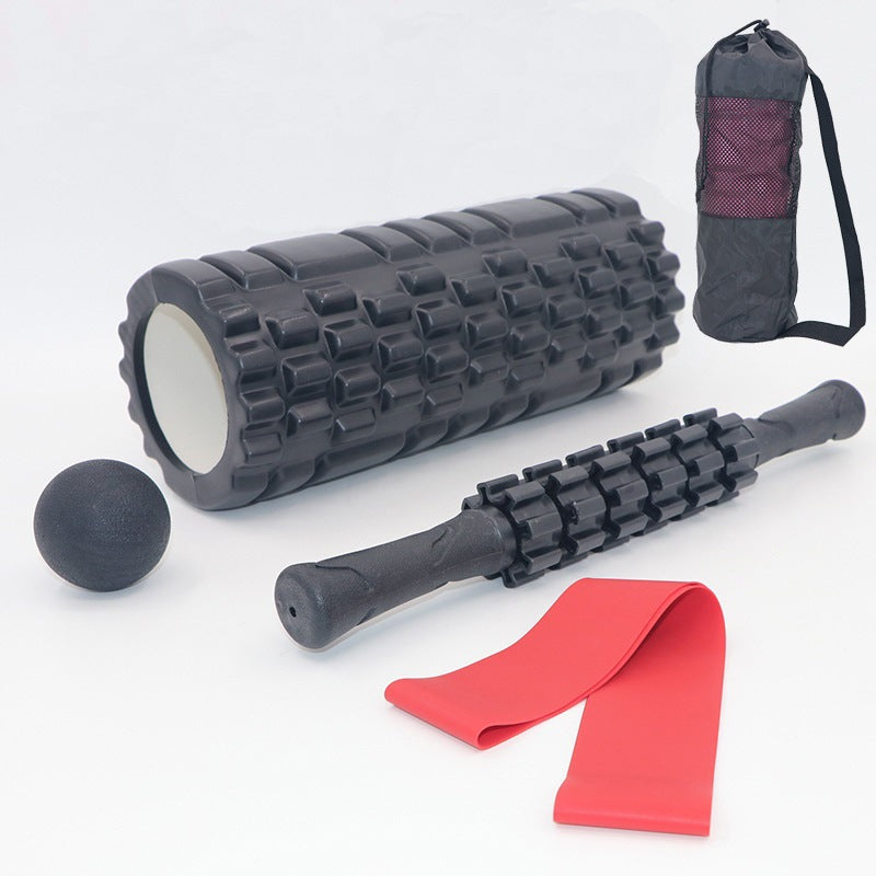 Black Fitness Foam Roller for Muscle Massage – image 10