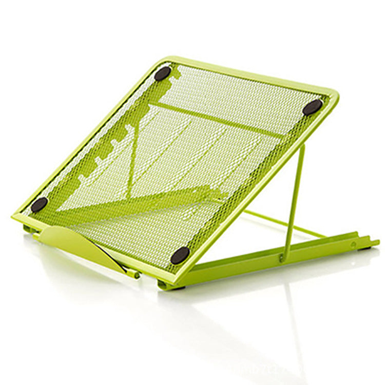 Foldable Iron Laptop Stand with Non-Slip Pads – image 1