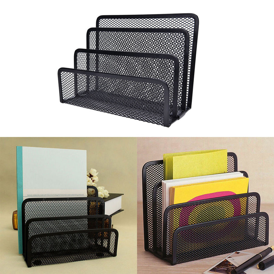Metal Mesh Desk Organizer