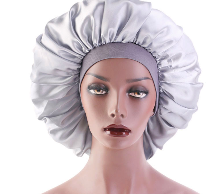 Beauty Print Satin Silk Bonnet Sleep Night Cap – image 3