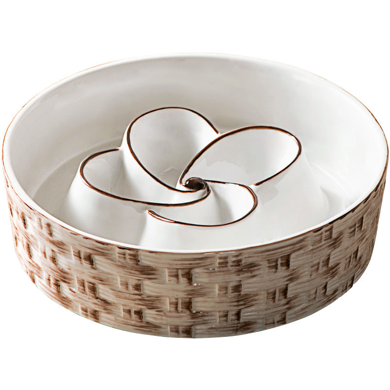 Ceramic Slow Feeder Dog Bowl for Medium & Large Dogs – image 9