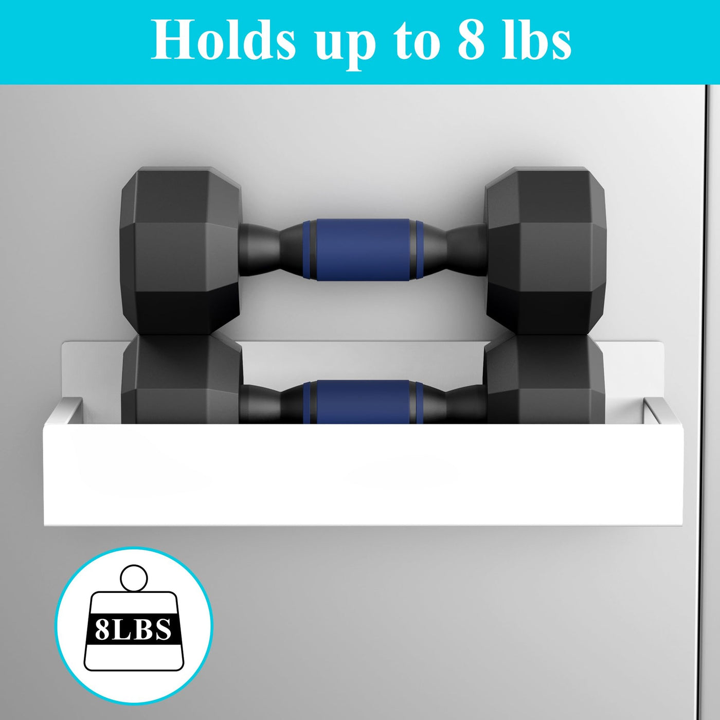 Magnetic No-Punch Refrigerator Side Shelf Rack – image 4