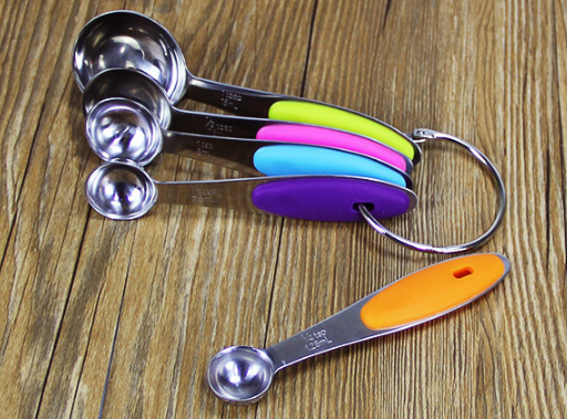 Stainless Steel Dual Sided Magnetic Measuring Spoons Set – image 4