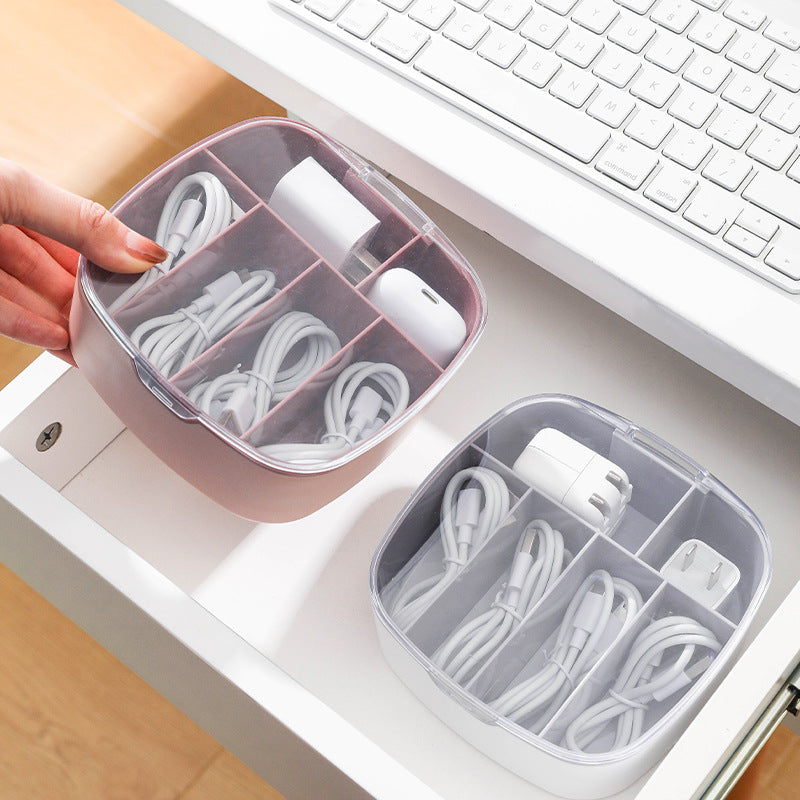 Dust-Proof Charging Cable Storage Box – image 2