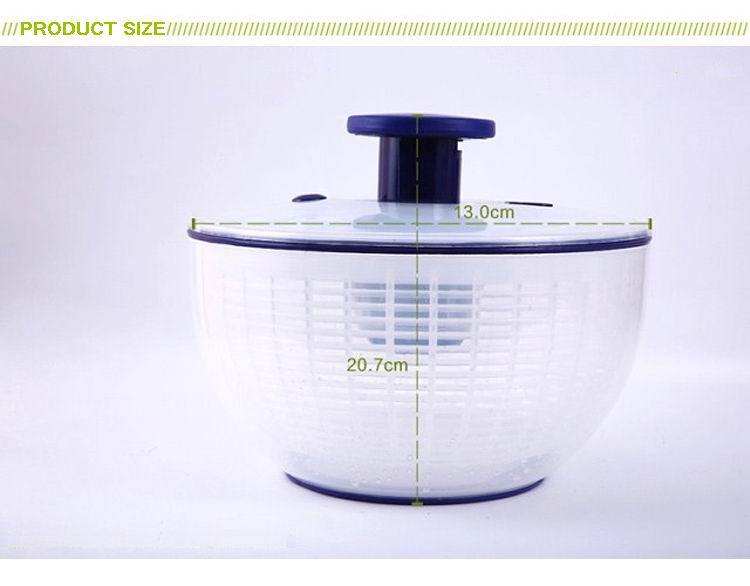 Household Press Type Vegetable Dehydrator & Salad Spinner – image 3