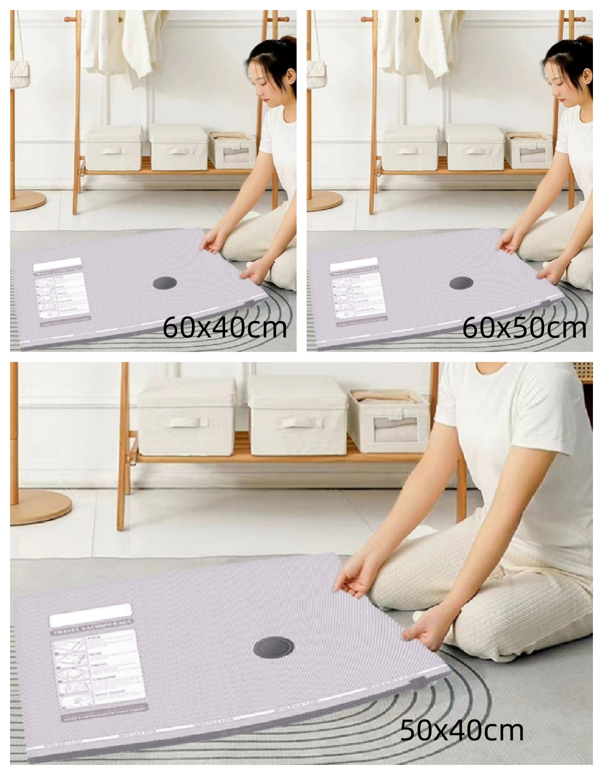 Travel Vacuum Compression Storage Bag - Durable PA PE Material – image 8
