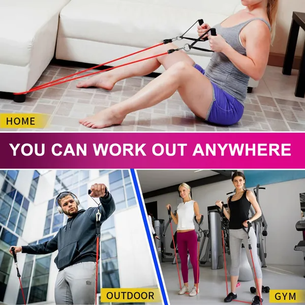 5-Piece Resistance Band Set for Full Body Workouts – image 3