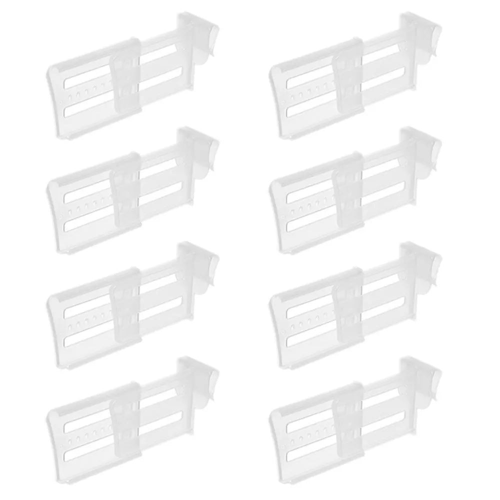 8pcs Transparent Plastic Refrigerator Dividers Organizer – image 2