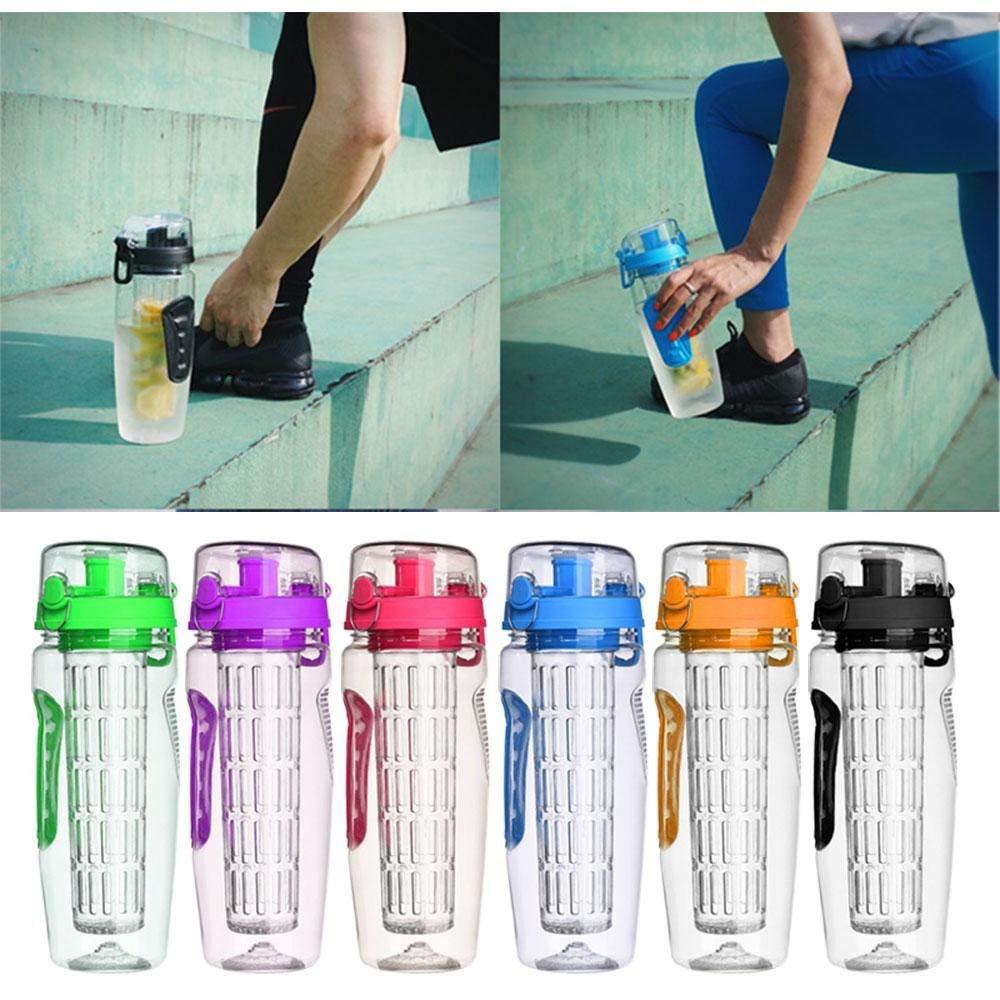 32oz BPA-Free Fruit Infuser Water Bottle with Leakproof Design – image 3