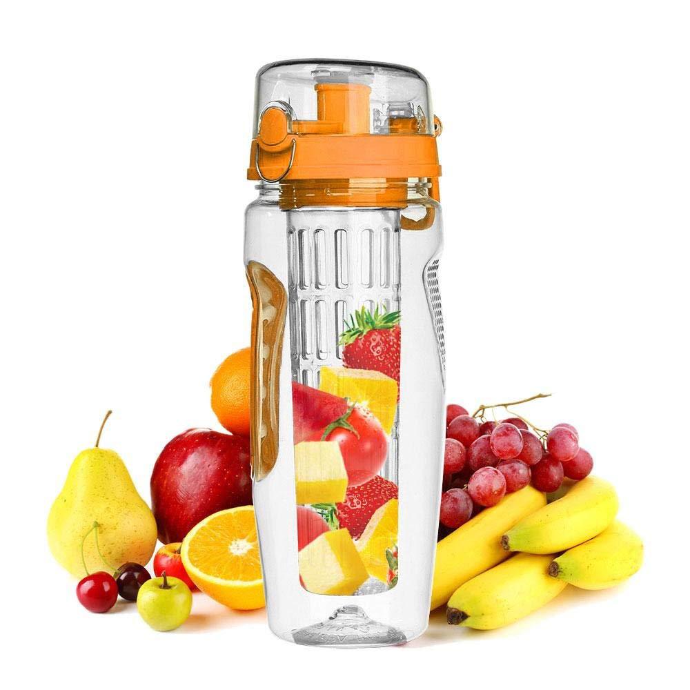 32oz BPA-Free Fruit Infuser Water Bottle with Leakproof Design – image 5