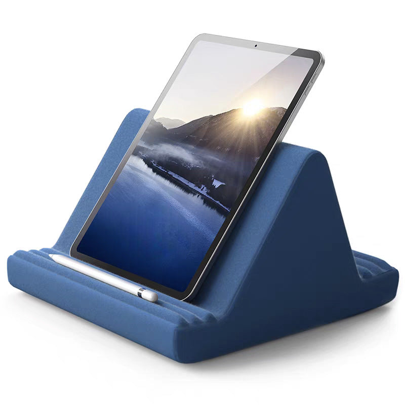 Foldable Gray Multi-Functional Pillow Tablet Stand – image 3