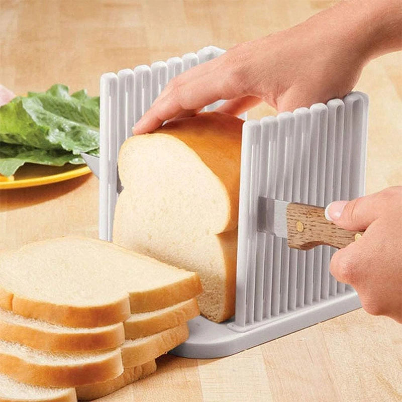 Cortador de pan rectangular para rebanadas uniformes