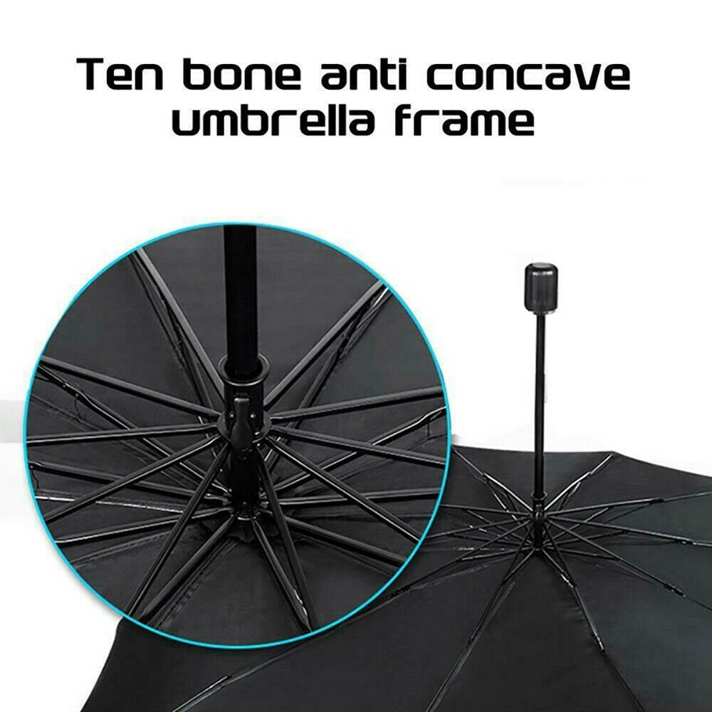 Car Windshield Sunshade Umbrella Front Window Visor Black Large – image 2