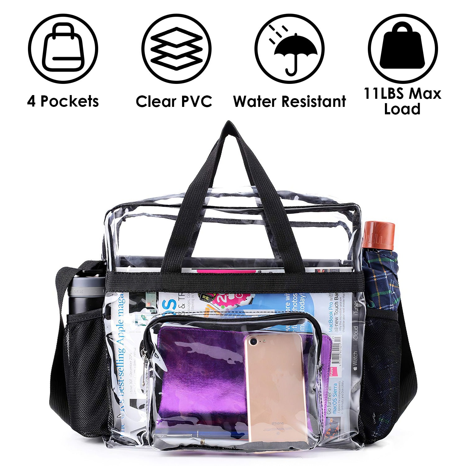 Clear Stadium Crossbody Bag