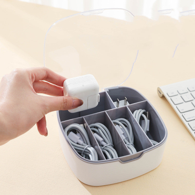 Dust-Proof Charging Cable Storage Box – image 1