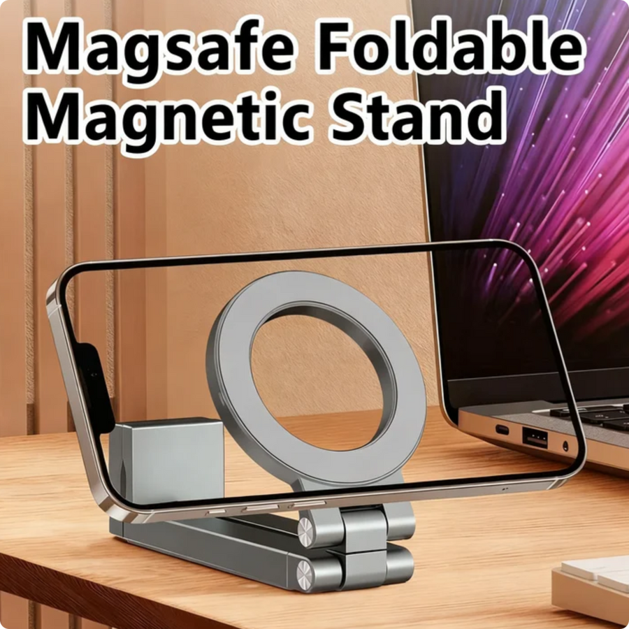 Magnetic 360° Rotatable Foldable Phone Stand for Travel